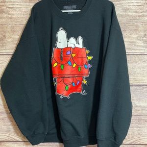 peanuts snoopy christmas sweatshirt